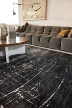 Load image into Gallery viewer, MAD MEN COLLECTION - GRIFF 8655 WHITE ON BLACK

