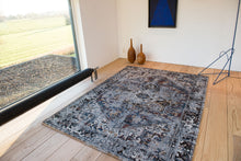 Load image into Gallery viewer, ANTIQUARIAN COLLECTION HERIZ - 8707 DIVAN BLUE
